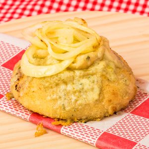 Pan de cebolla con roquefort
